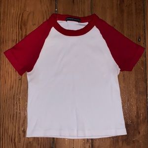Red and White Bella Top